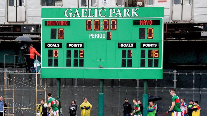 Construction work to revamp Gaelic Park is expected to get underway ahead of the game between New York and Sligo. Photograph: Andy Marlin/Inpho