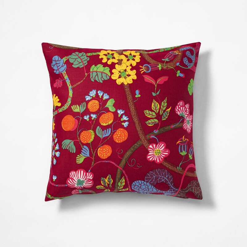 Svenskt Tenn cushion in Baranquilla pattern, about €180, ex delivery